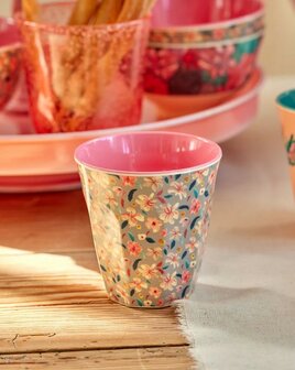 Rice - Melamine Cup - Klein Sandy Flower Print