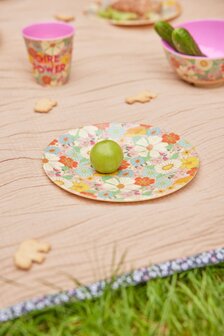 Rice - Melamine plate - flower power