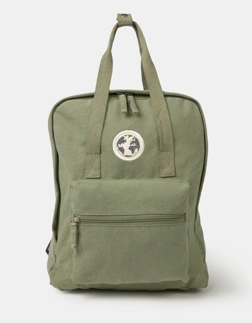 Natura - Backpack - groen - canvas