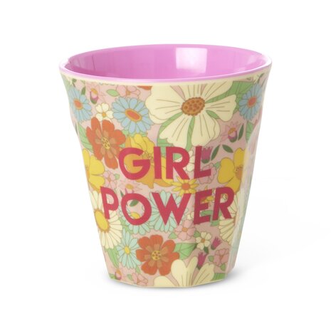 Rice - Melamine Cup - Flower Power