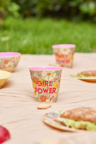 Rice - Melamine Cup - Flower Power